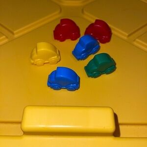 Monopoly Junior Jr Amusement Park 1999 replacement 6 CAR Movers Pawns parts